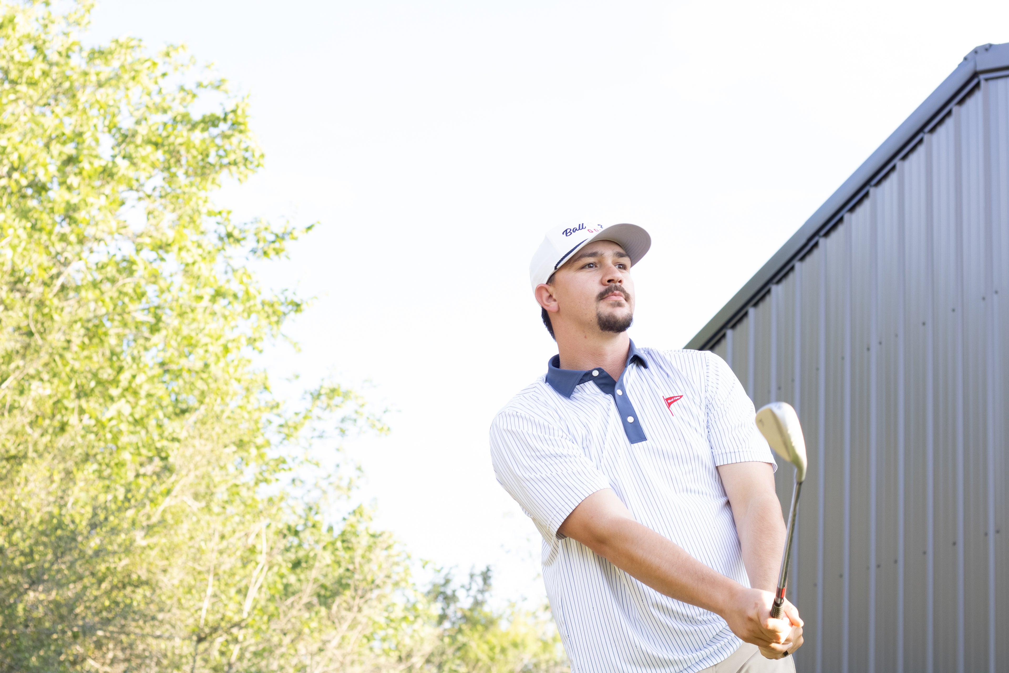 Pinstripe Performance Polo